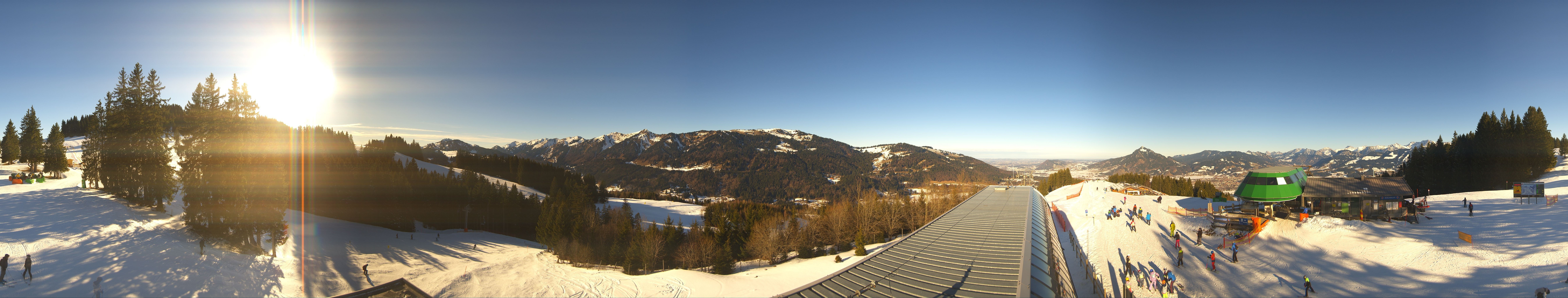Archiv Foto Webcam Ofterschwanger Horn, Panoramablick