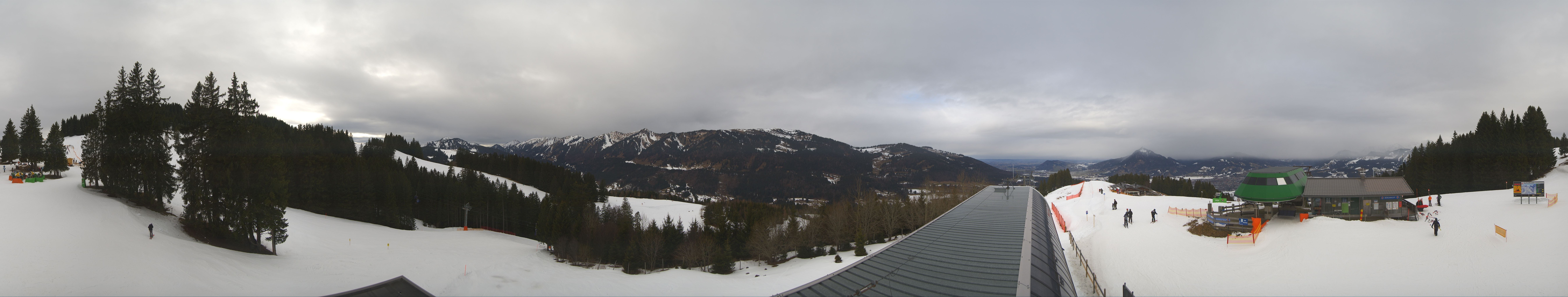 Archiv Foto Webcam Ofterschwanger Horn, Panoramablick