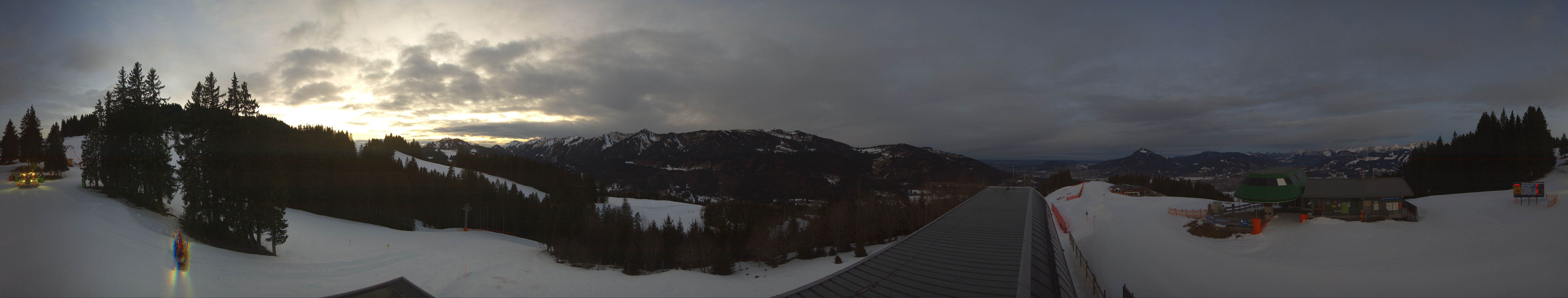 Archiv Foto Webcam Ofterschwanger Horn, Panoramablick