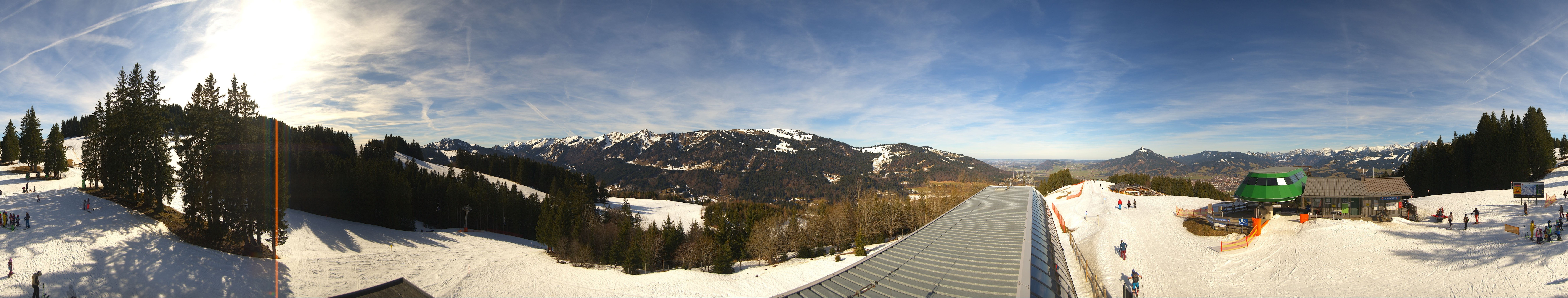 Archiv Foto Webcam Ofterschwanger Horn, Panoramablick
