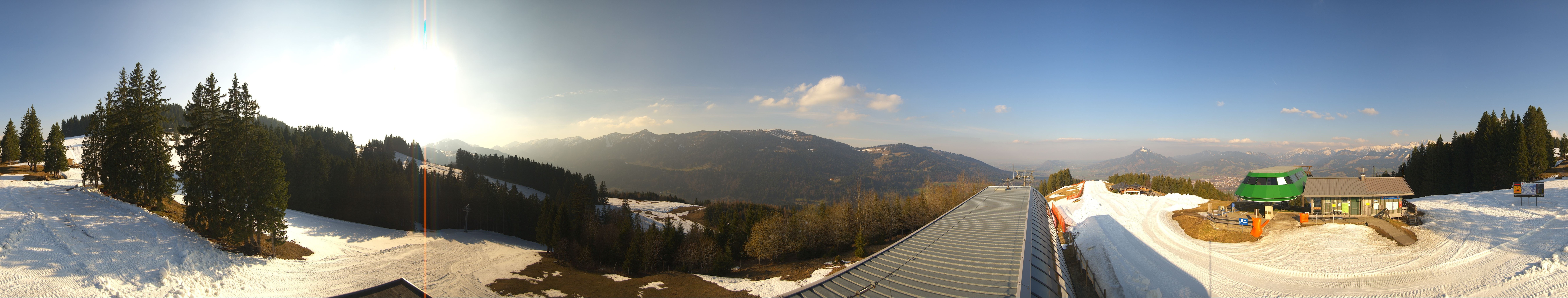 Archiv Foto Webcam Ofterschwanger Horn, Panoramablick