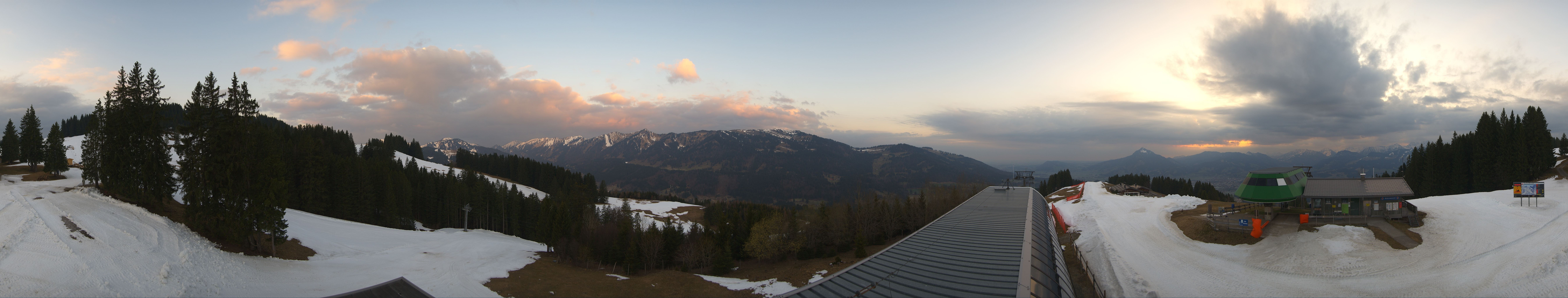 Archiv Foto Webcam Ofterschwanger Horn, Panoramablick