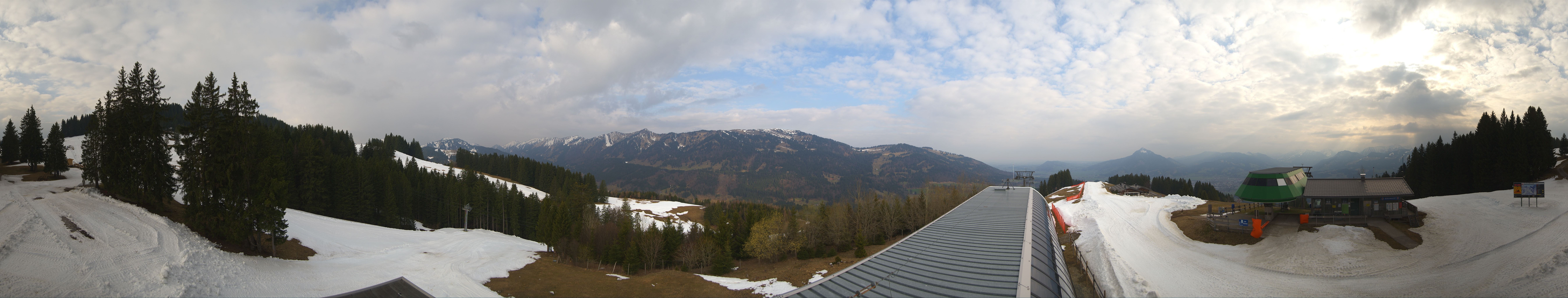 Archiv Foto Webcam Ofterschwanger Horn, Panoramablick