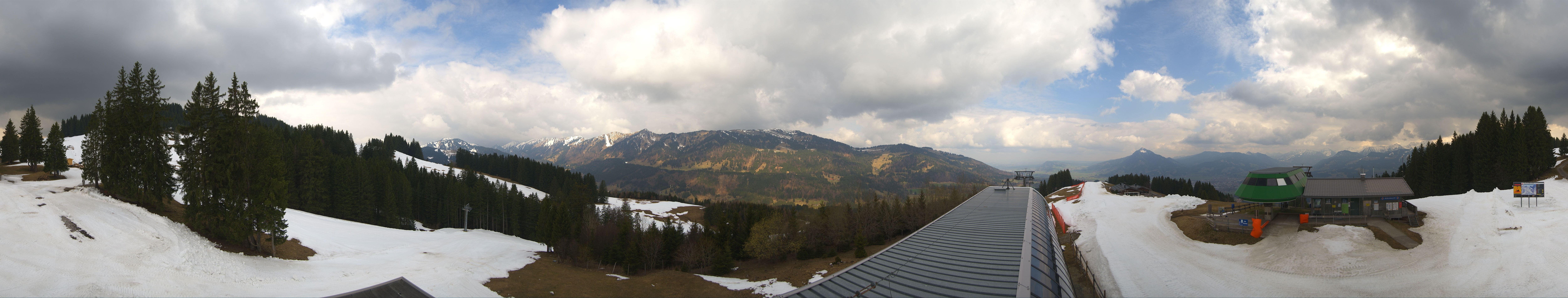 Archiv Foto Webcam Ofterschwanger Horn, Panoramablick