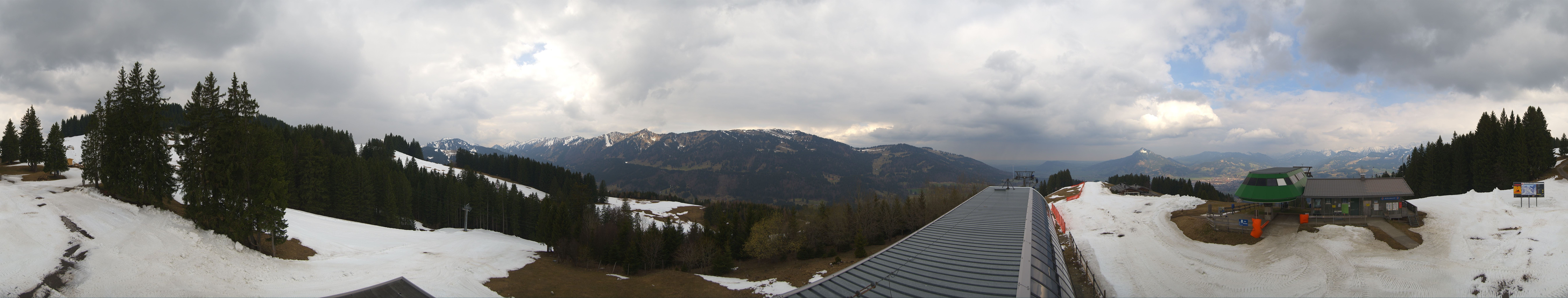 Archiv Foto Webcam Ofterschwanger Horn, Panoramablick
