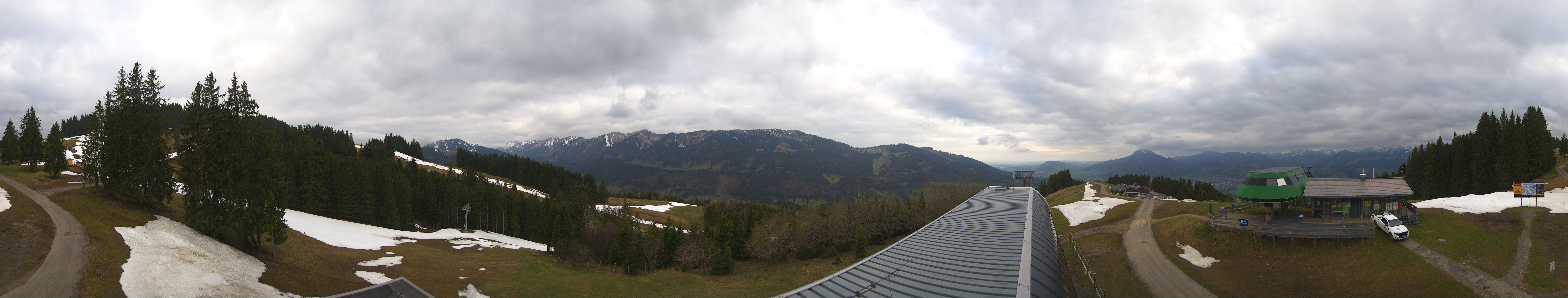Archiv Foto Webcam Ofterschwanger Horn, Panoramablick