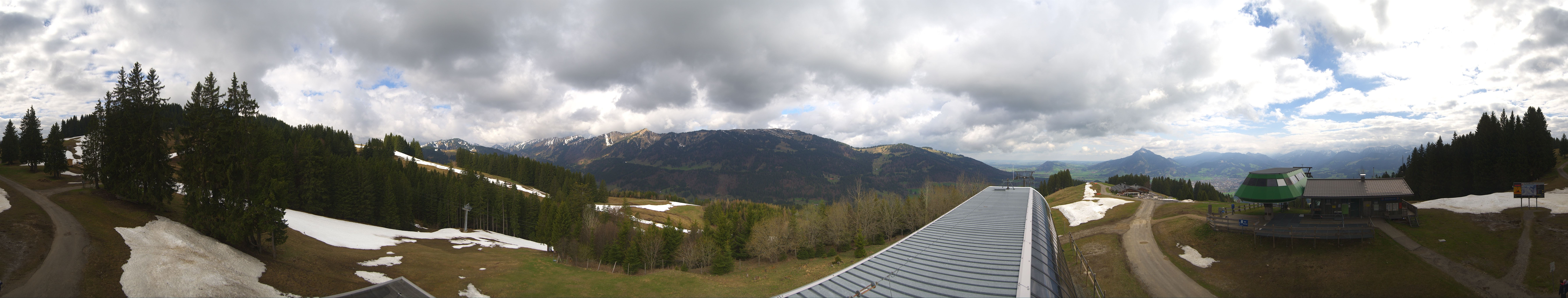 Archiv Foto Webcam Ofterschwanger Horn, Panoramablick