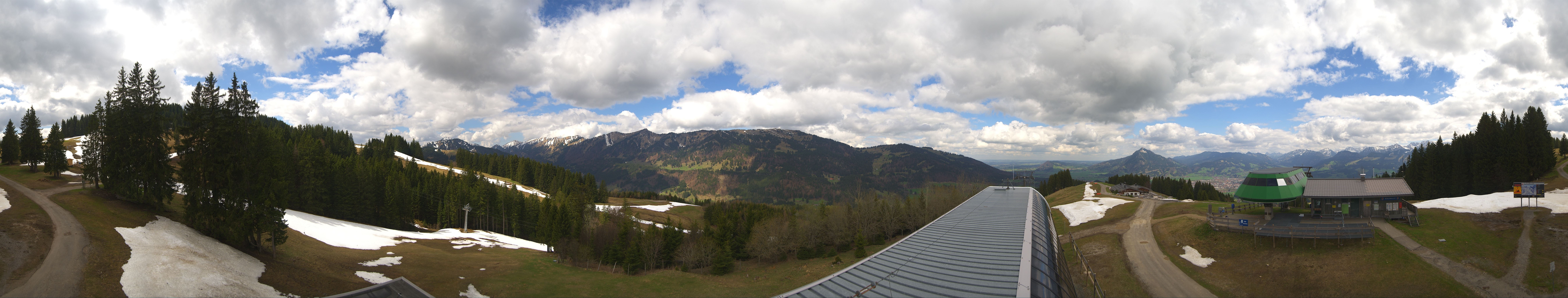 Archiv Foto Webcam Ofterschwanger Horn, Panoramablick