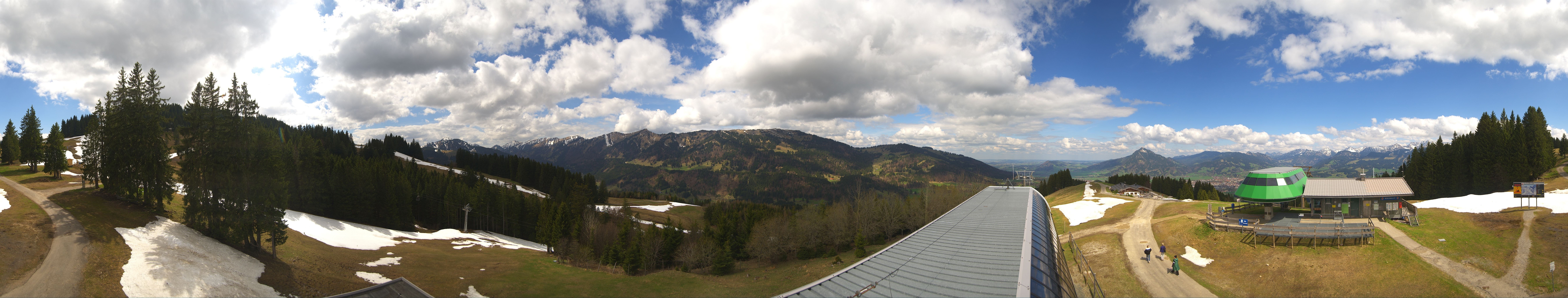Archiv Foto Webcam Ofterschwanger Horn, Panoramablick