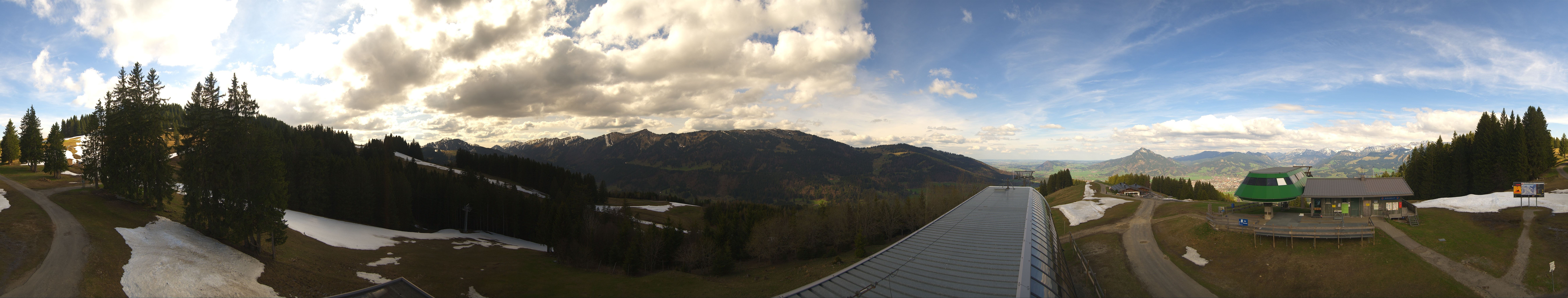 Archiv Foto Webcam Ofterschwanger Horn, Panoramablick