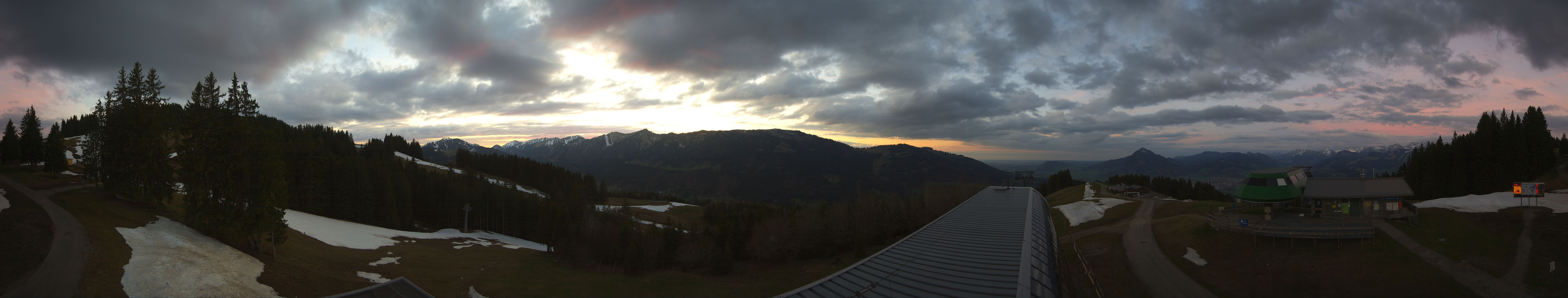 Archiv Foto Webcam Ofterschwanger Horn, Panoramablick