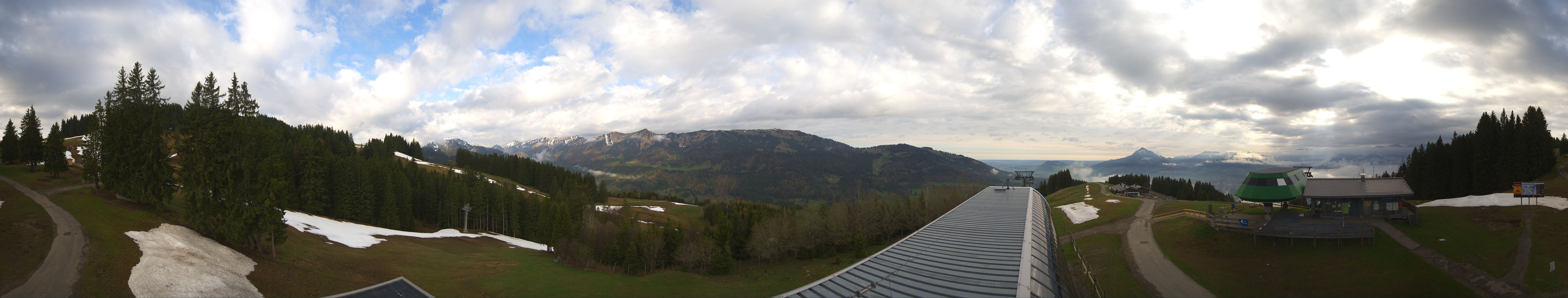 Archiv Foto Webcam Ofterschwanger Horn, Panoramablick
