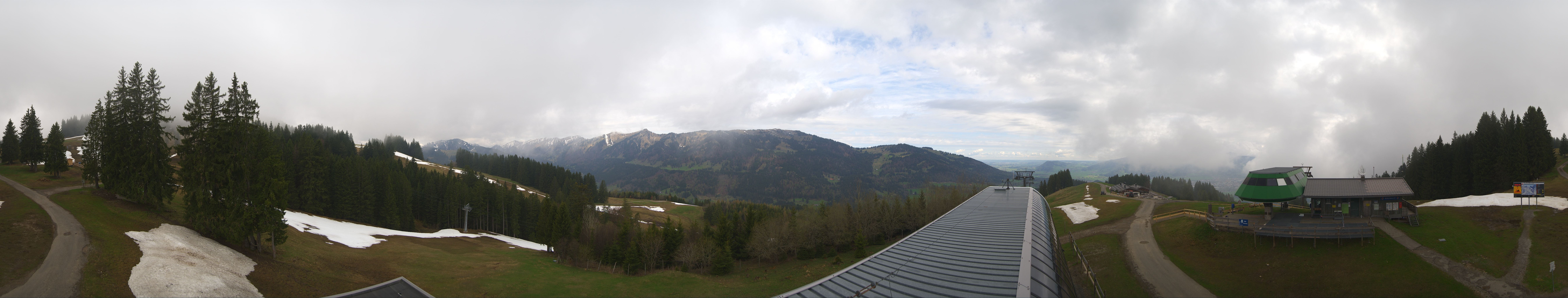 Archiv Foto Webcam Ofterschwanger Horn, Panoramablick