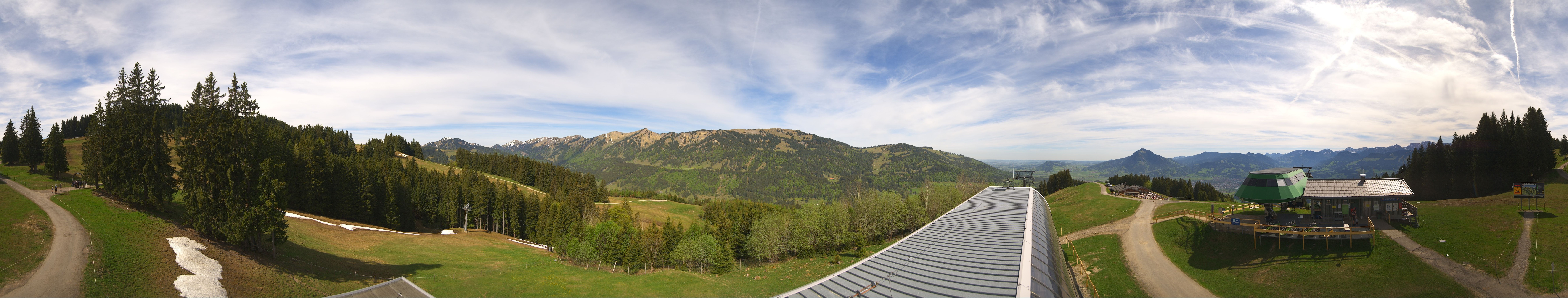 Archiv Foto Webcam Ofterschwanger Horn, Panoramablick