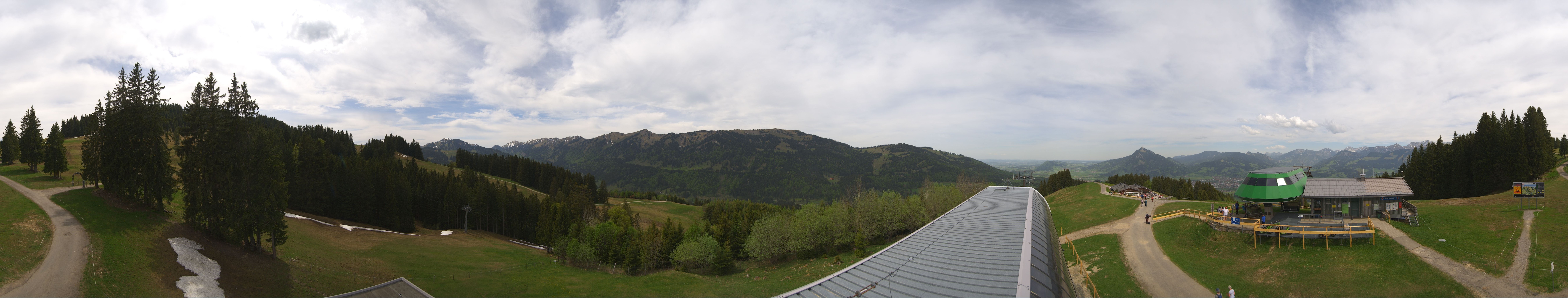 Archiv Foto Webcam Ofterschwanger Horn, Panoramablick