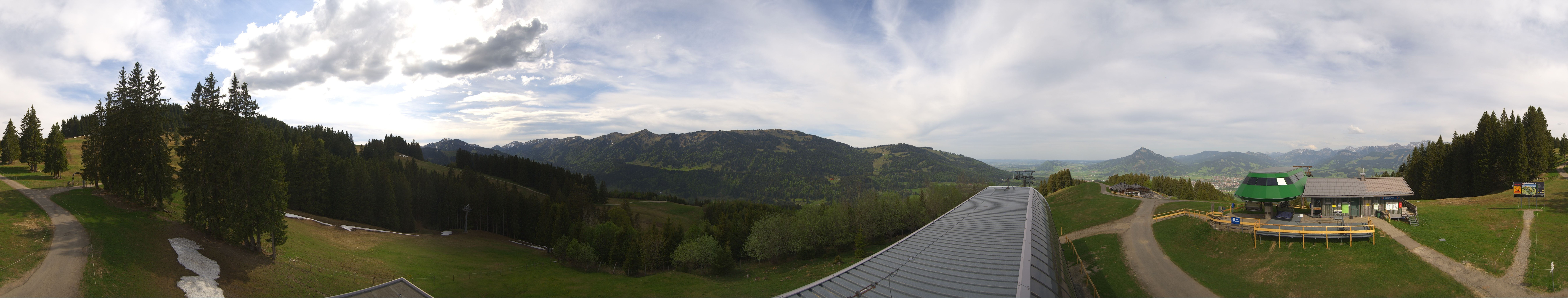 Archiv Foto Webcam Ofterschwanger Horn, Panoramablick