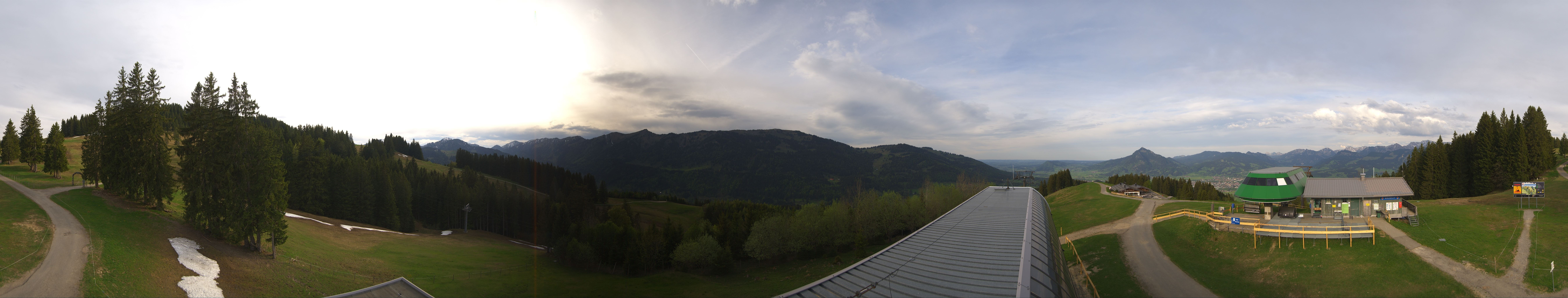 Archiv Foto Webcam Ofterschwanger Horn, Panoramablick
