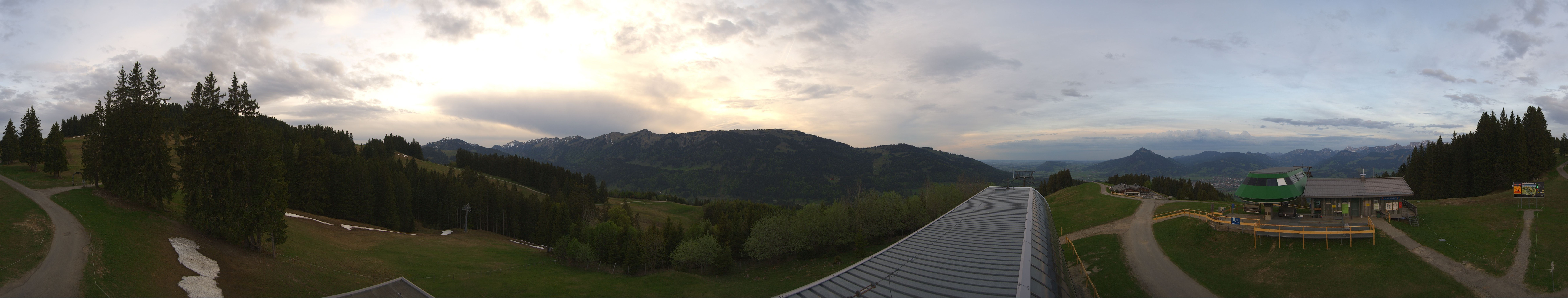 Archiv Foto Webcam Ofterschwanger Horn, Panoramablick