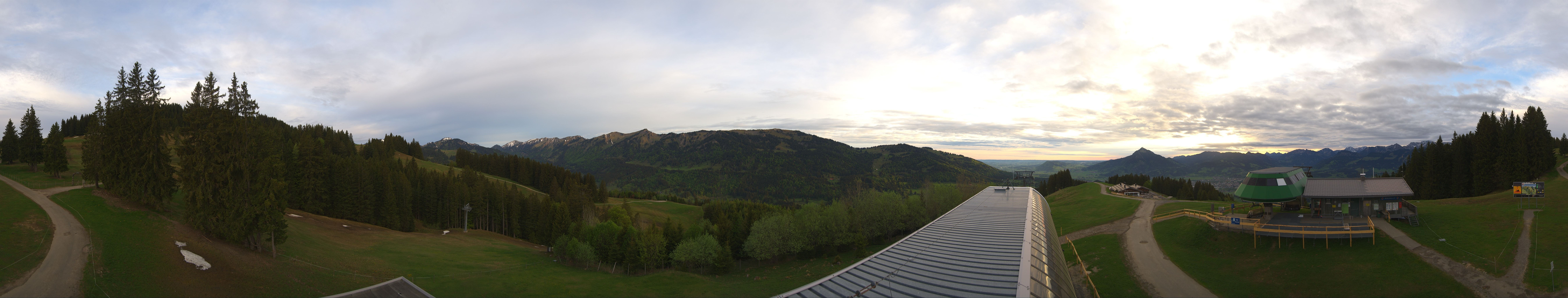 Archiv Foto Webcam Ofterschwanger Horn, Panoramablick