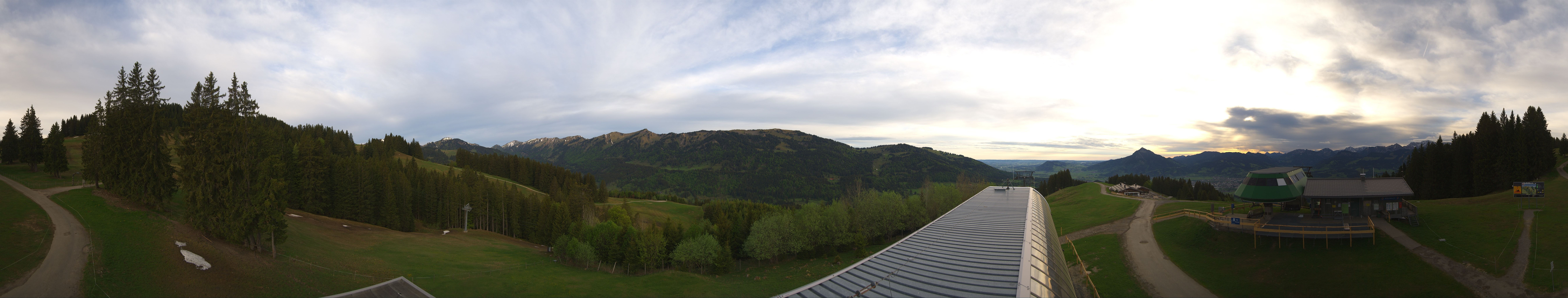Archiv Foto Webcam Ofterschwanger Horn, Panoramablick