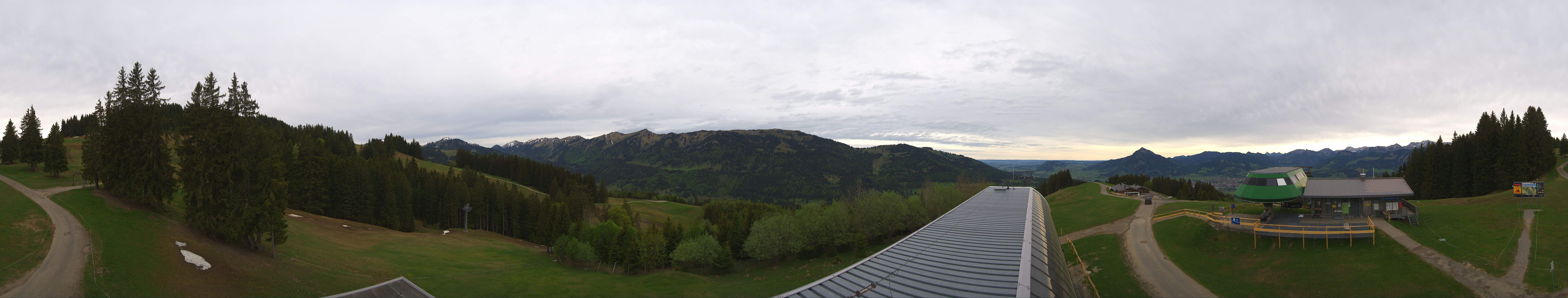 Archiv Foto Webcam Ofterschwanger Horn, Panoramablick