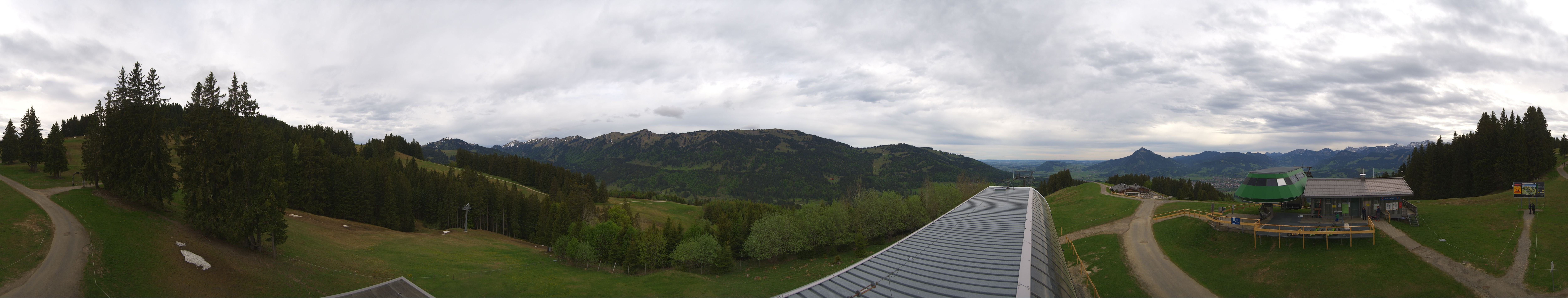Archiv Foto Webcam Ofterschwanger Horn, Panoramablick