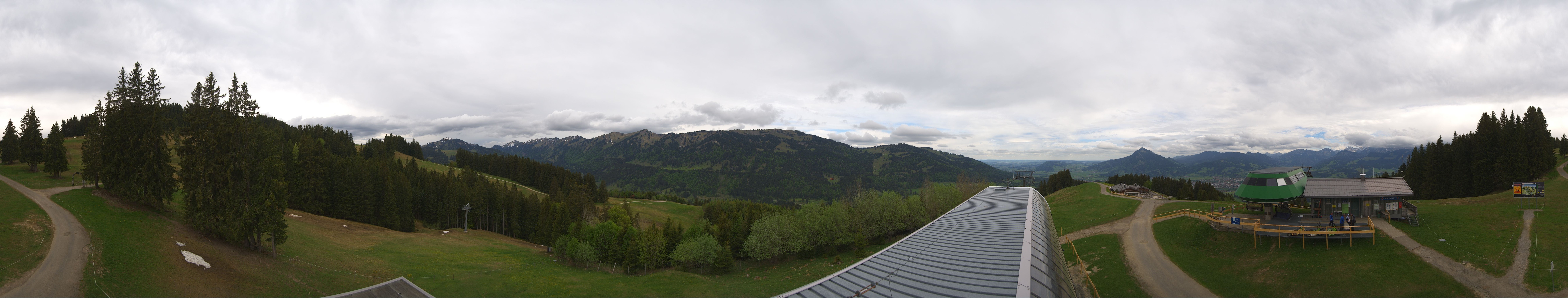 Archiv Foto Webcam Ofterschwanger Horn, Panoramablick