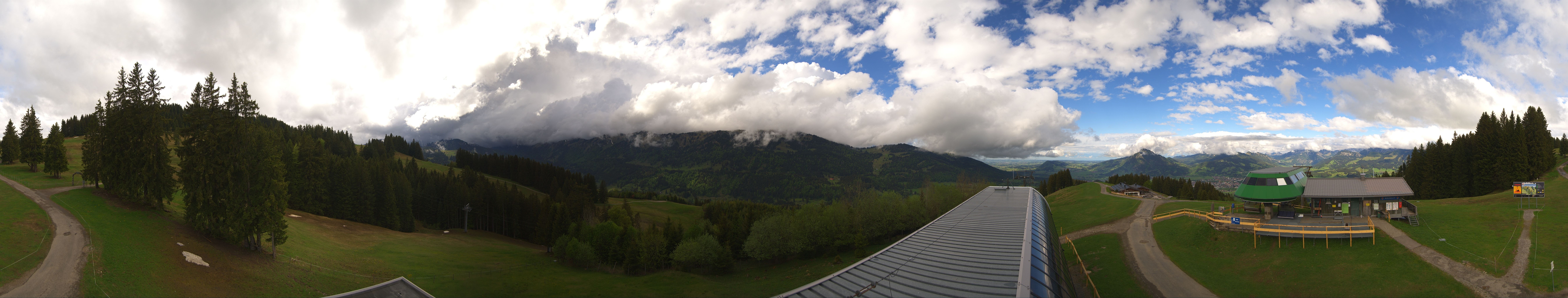 Archiv Foto Webcam Ofterschwanger Horn, Panoramablick