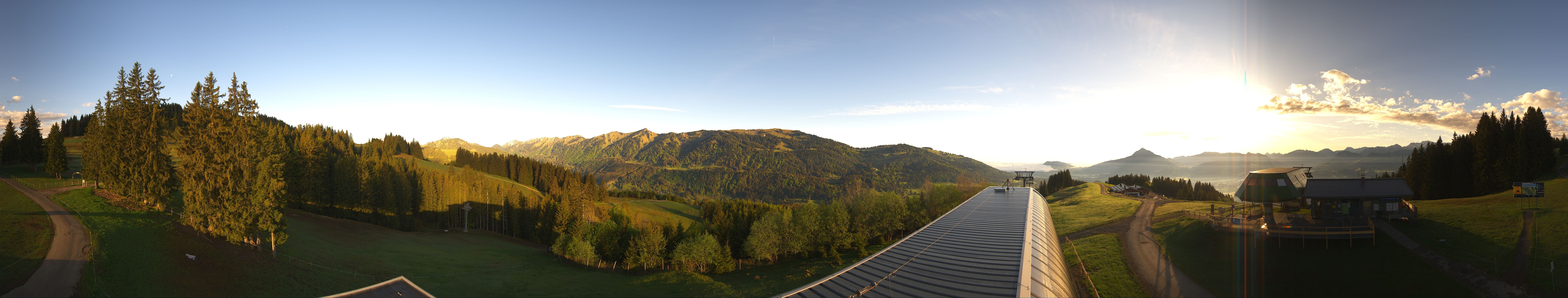 Archiv Foto Webcam Ofterschwanger Horn, Panoramablick