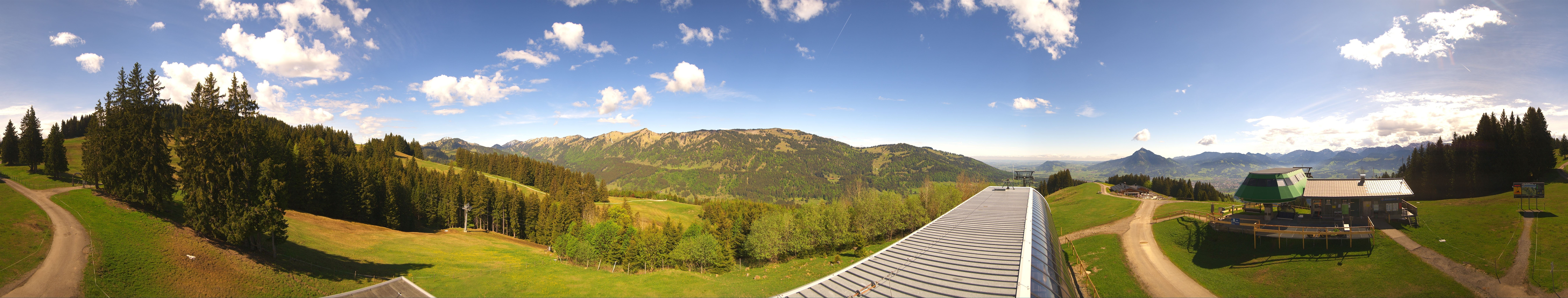 Archiv Foto Webcam Ofterschwanger Horn, Panoramablick