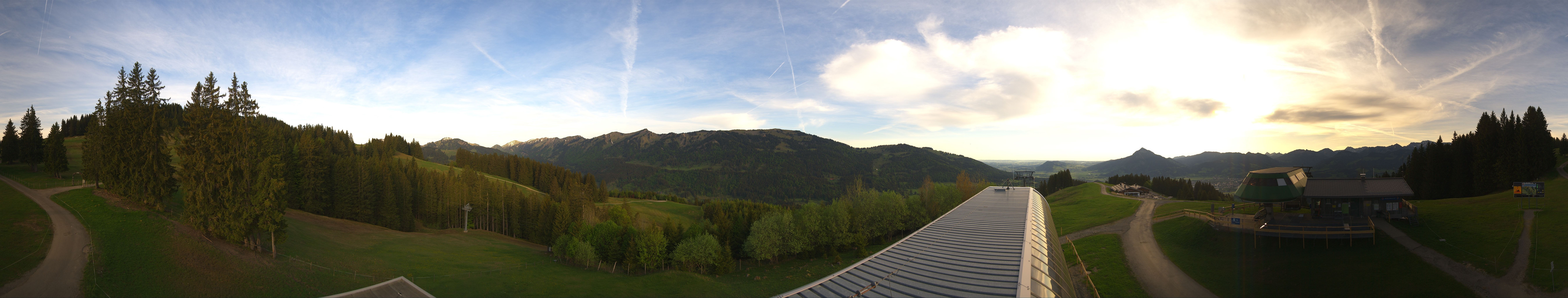 Archiv Foto Webcam Ofterschwanger Horn, Panoramablick