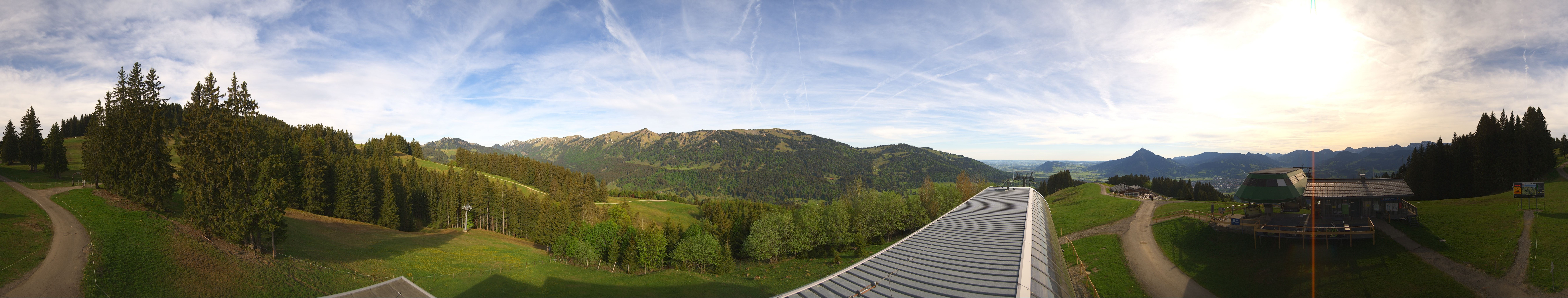 Archiv Foto Webcam Ofterschwanger Horn, Panoramablick