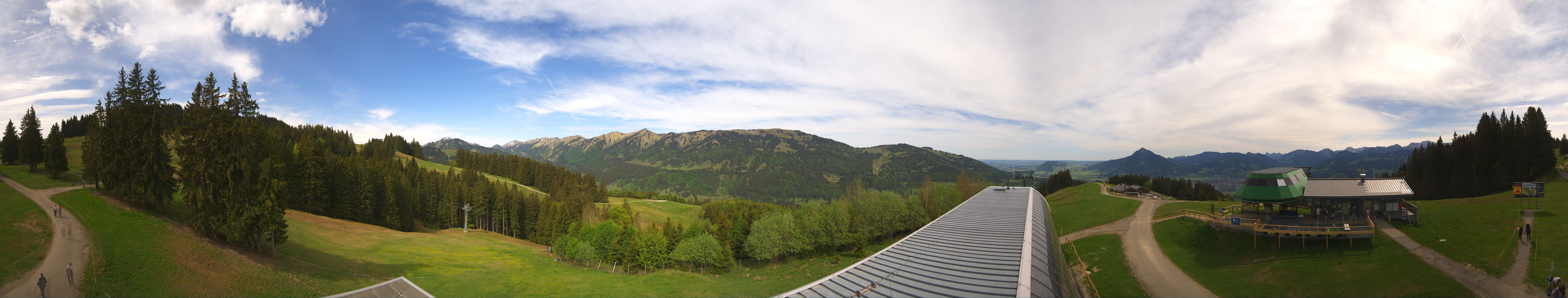 Archiv Foto Webcam Ofterschwanger Horn, Panoramablick