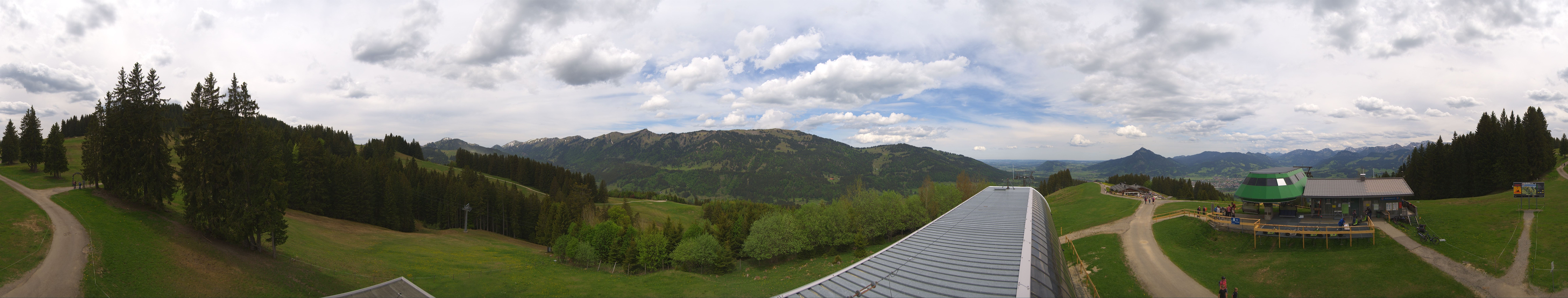Archiv Foto Webcam Ofterschwanger Horn, Panoramablick