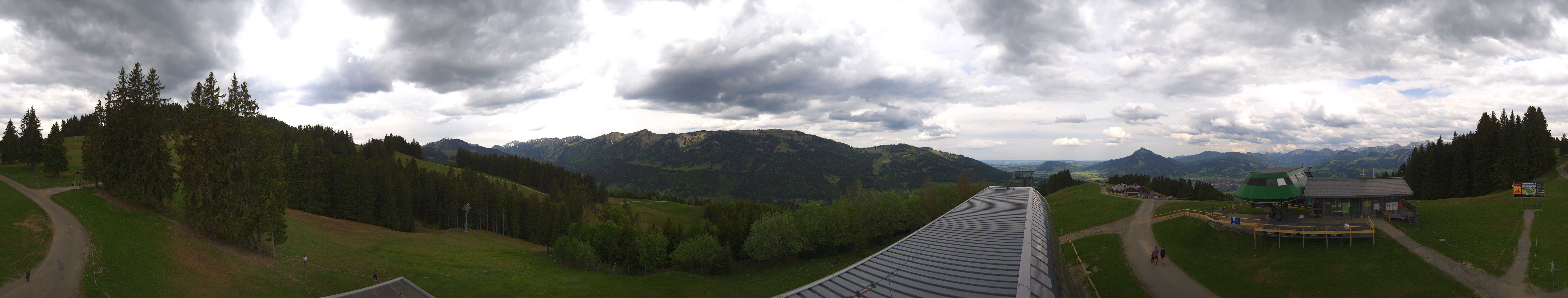 Archiv Foto Webcam Ofterschwanger Horn, Panoramablick