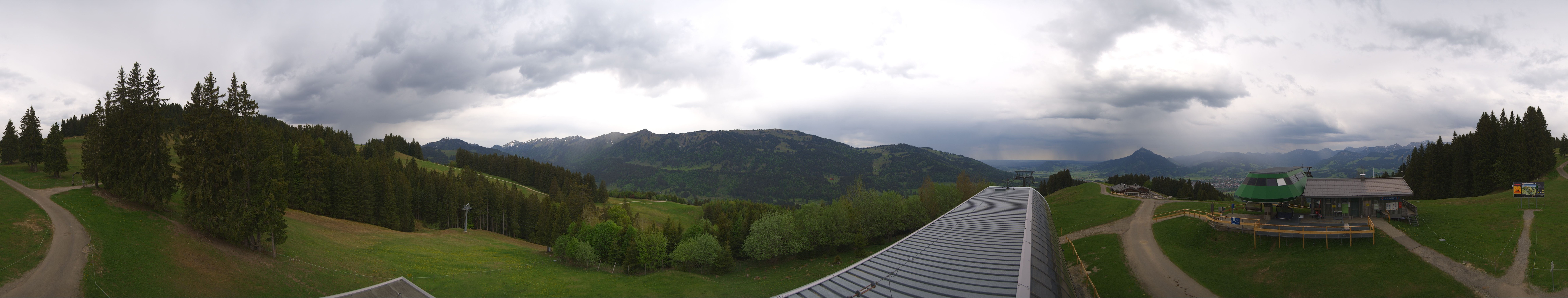 Archiv Foto Webcam Ofterschwanger Horn, Panoramablick