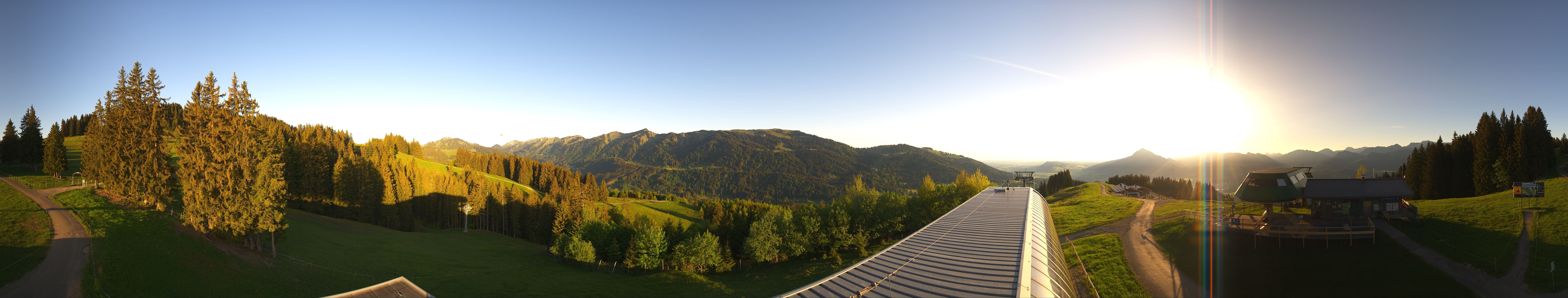 Archiv Foto Webcam Ofterschwanger Horn, Panoramablick