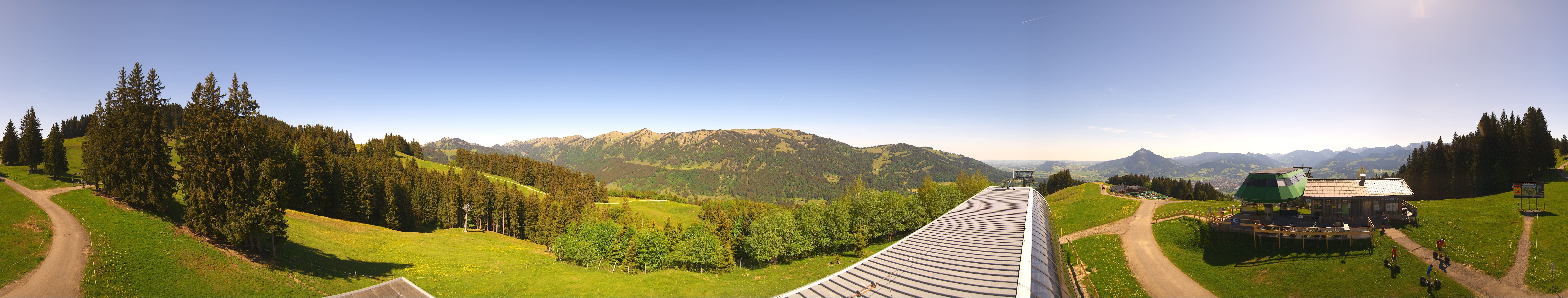 Archiv Foto Webcam Ofterschwanger Horn, Panoramablick