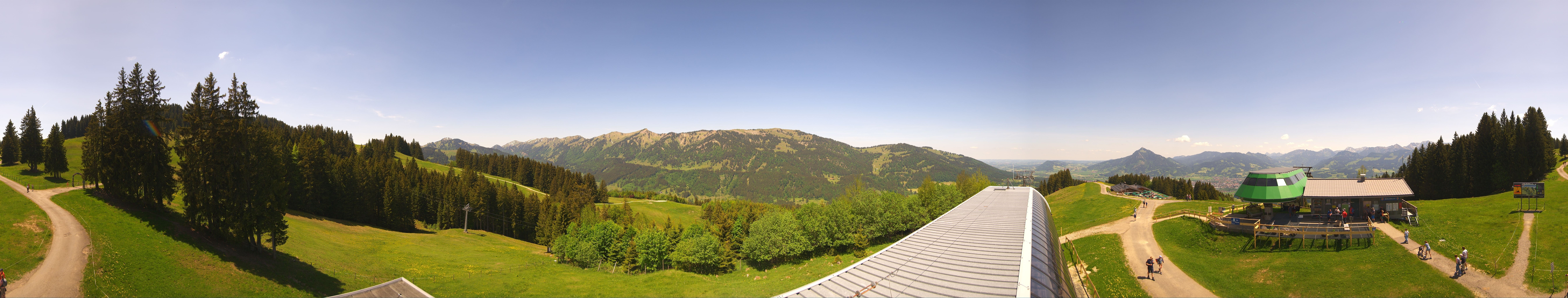 Archiv Foto Webcam Ofterschwanger Horn, Panoramablick