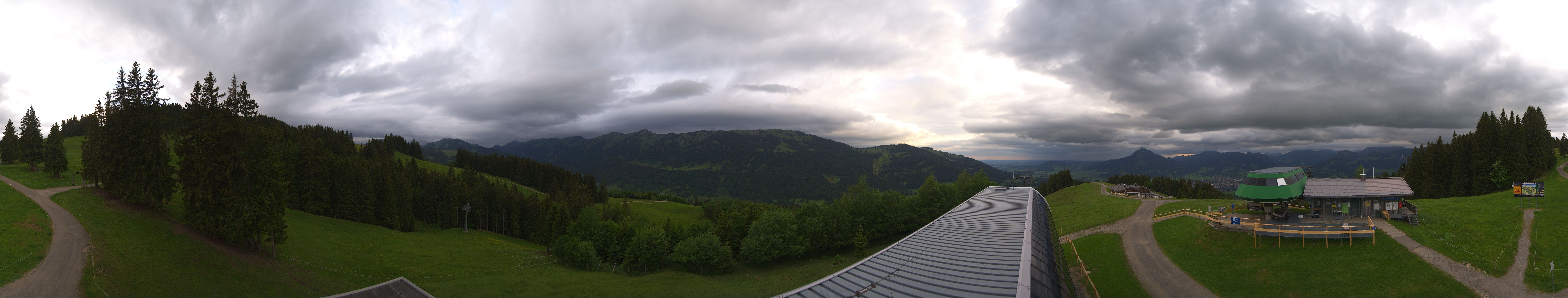 Archiv Foto Webcam Ofterschwanger Horn, Panoramablick