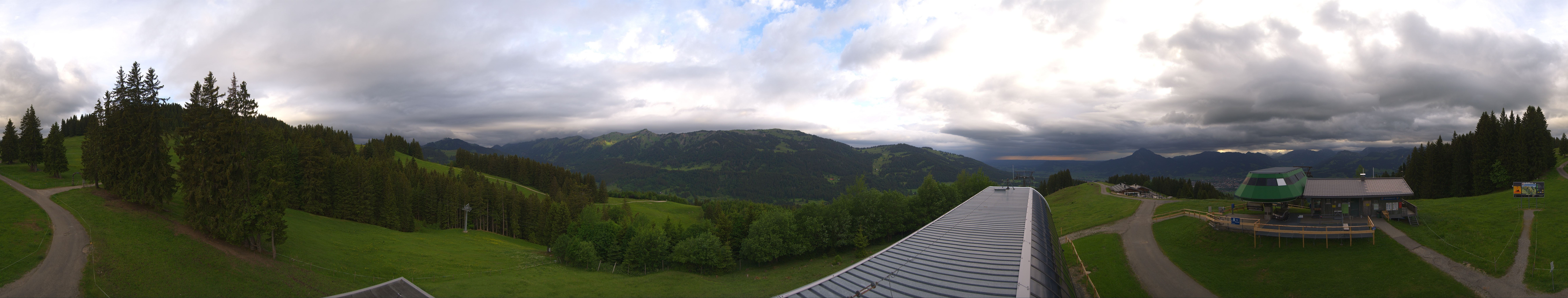 Archiv Foto Webcam Ofterschwanger Horn, Panoramablick