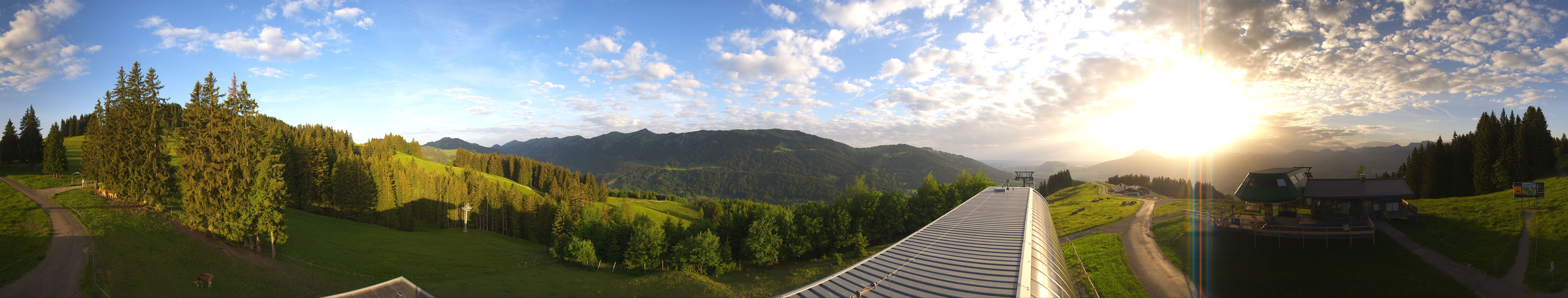 Archiv Foto Webcam Ofterschwanger Horn, Panoramablick
