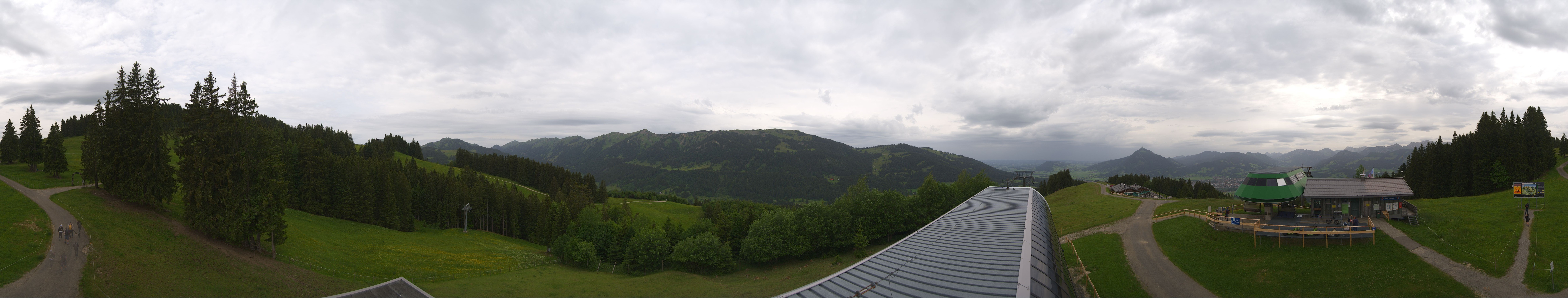 Archiv Foto Webcam Ofterschwanger Horn, Panoramablick