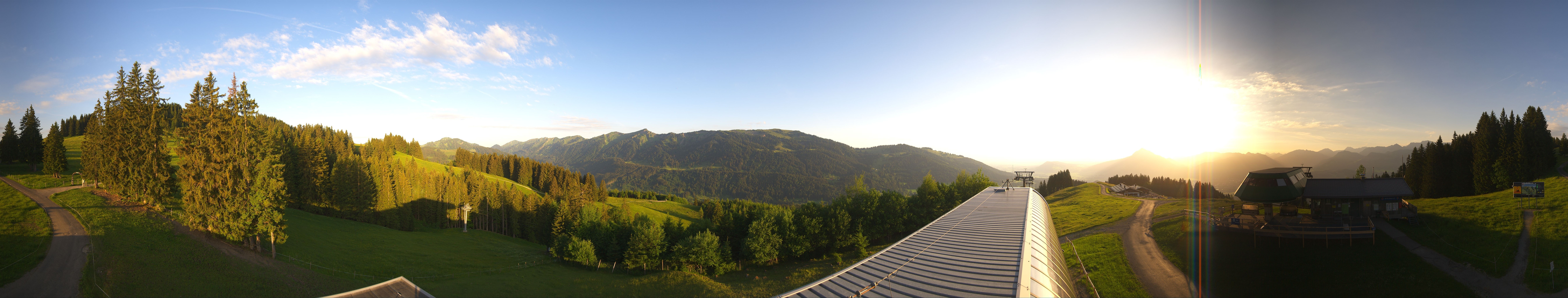 Archiv Foto Webcam Ofterschwanger Horn, Panoramablick