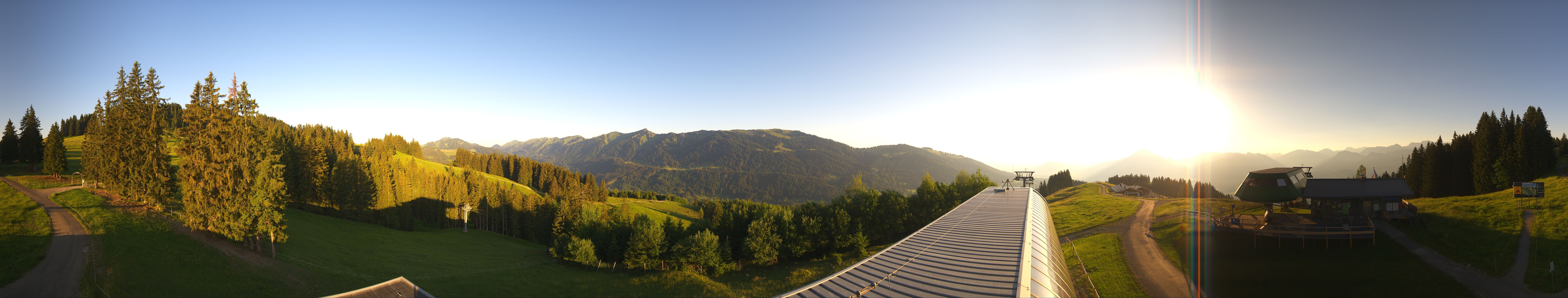 Archiv Foto Webcam Ofterschwanger Horn, Panoramablick