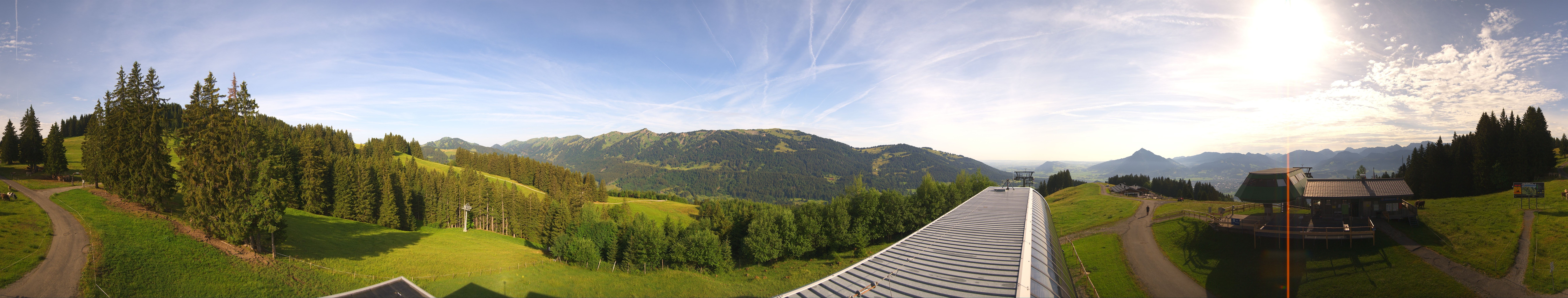 Archiv Foto Webcam Ofterschwanger Horn, Panoramablick
