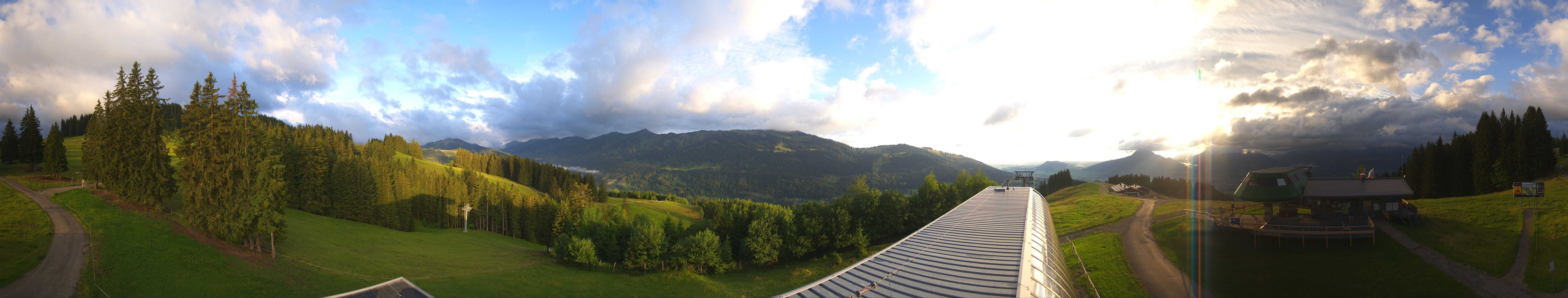 Archiv Foto Webcam Ofterschwanger Horn, Panoramablick