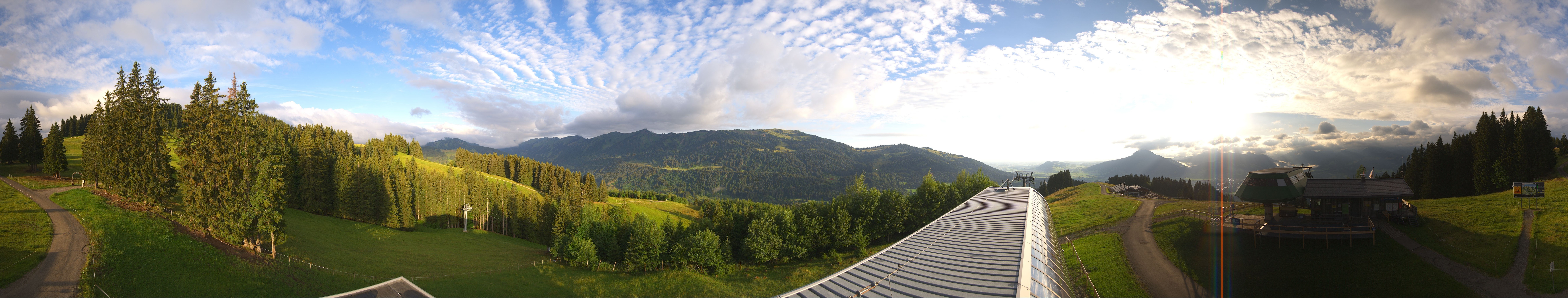 Archiv Foto Webcam Ofterschwanger Horn, Panoramablick