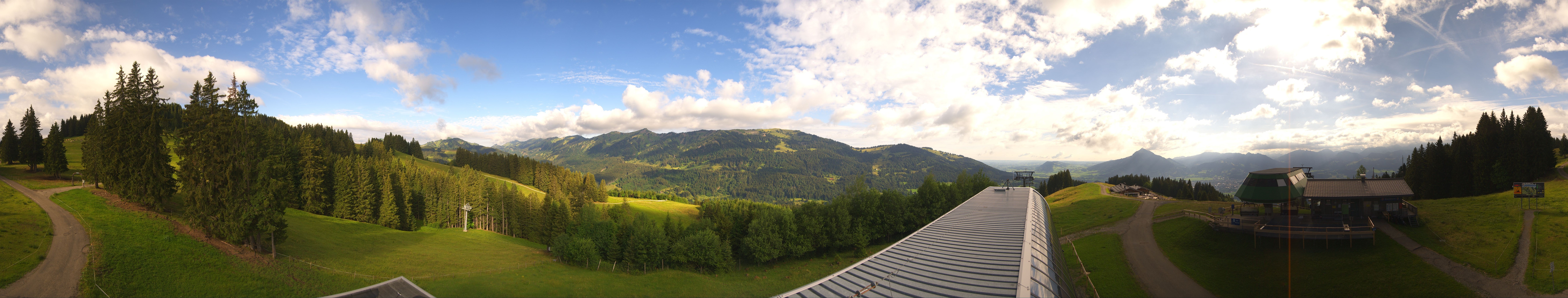 Archiv Foto Webcam Ofterschwanger Horn, Panoramablick