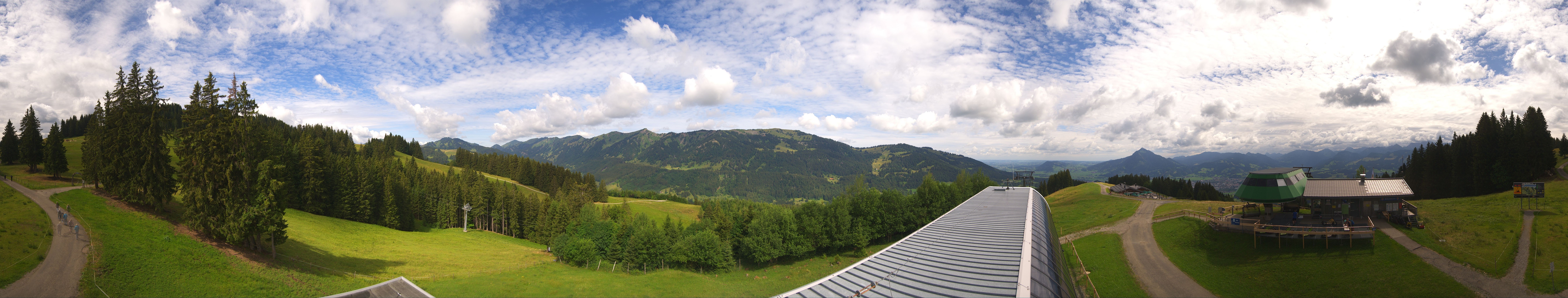 Archiv Foto Webcam Ofterschwanger Horn, Panoramablick